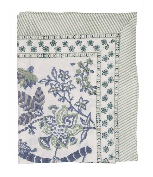 Duk Floral Sea Blue 150x230 cm