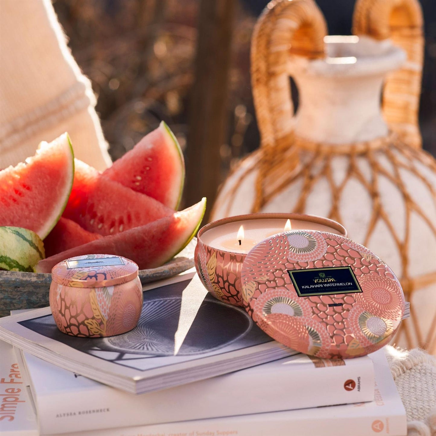 Kalahari Watermelon Mini Tin Candle 25 Timer