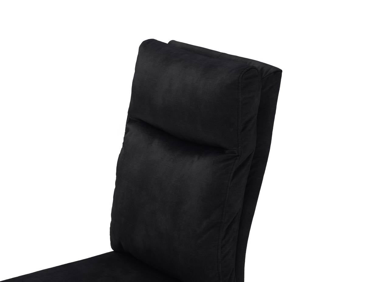 Baxter dining chair black velvet