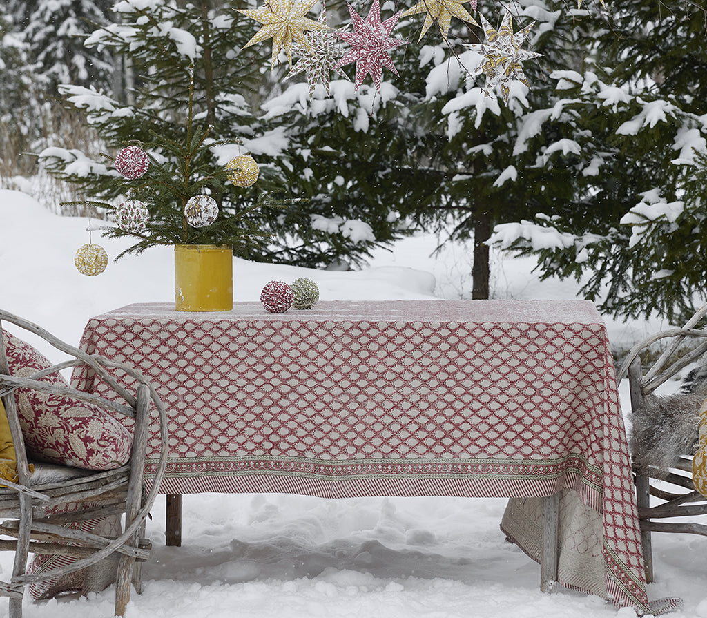 Duk Cypress Red 170x270 cm