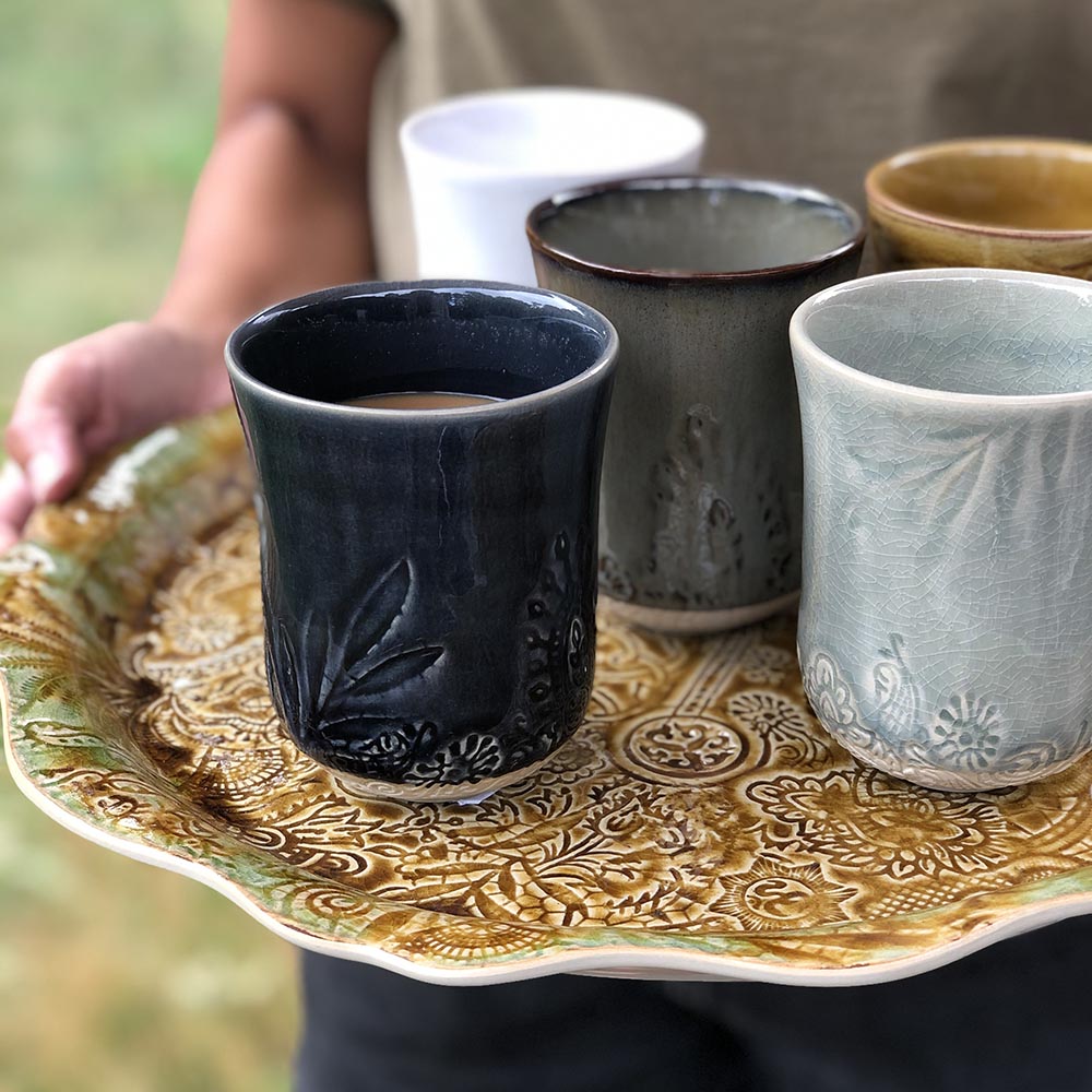 Latte mug Sand 30 cl
