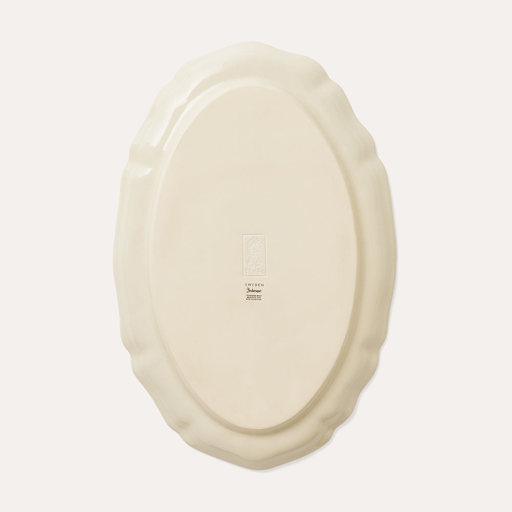 Serveringsfat ovalt 49x32 cm Sand