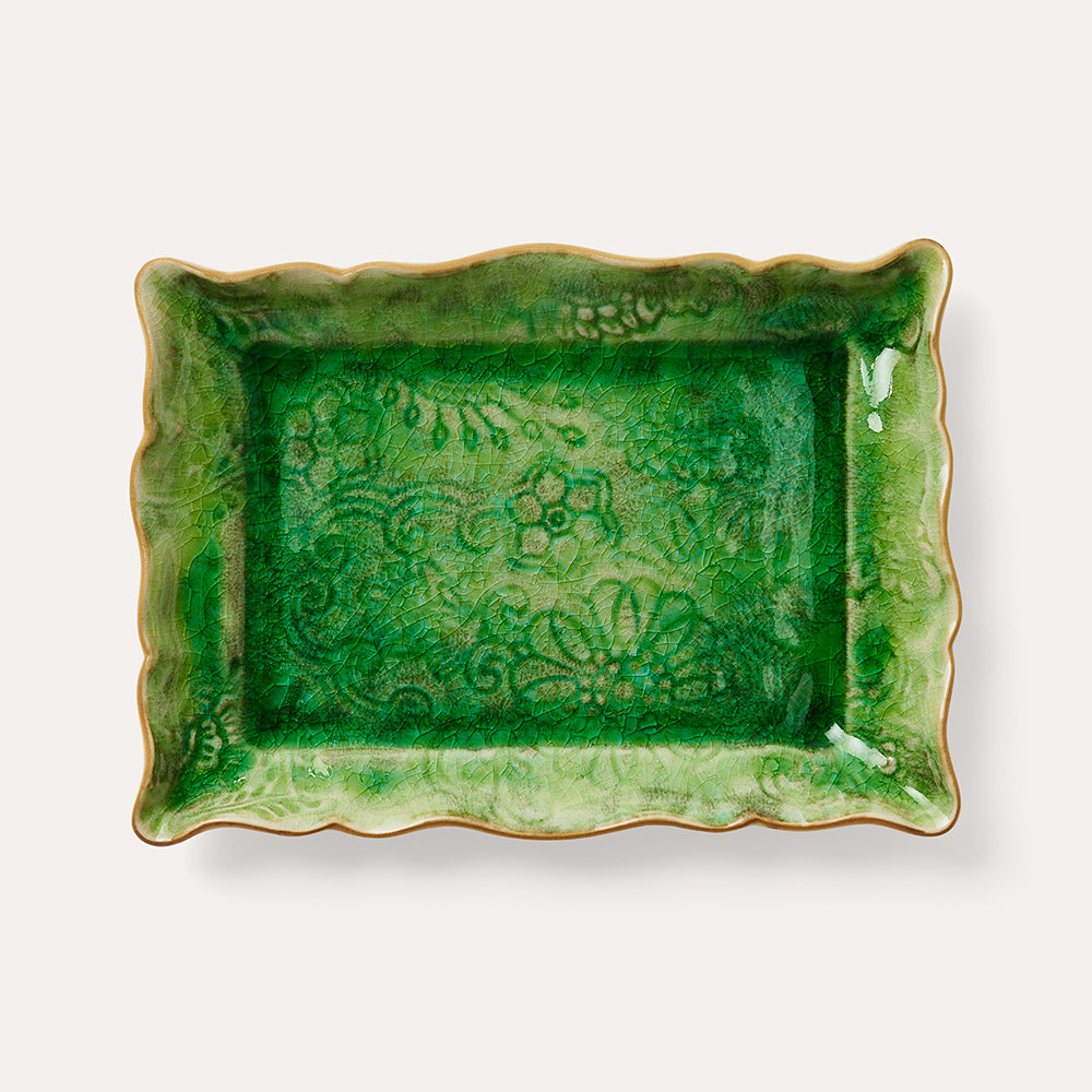Asjett 19 x 13 cm Seaweed