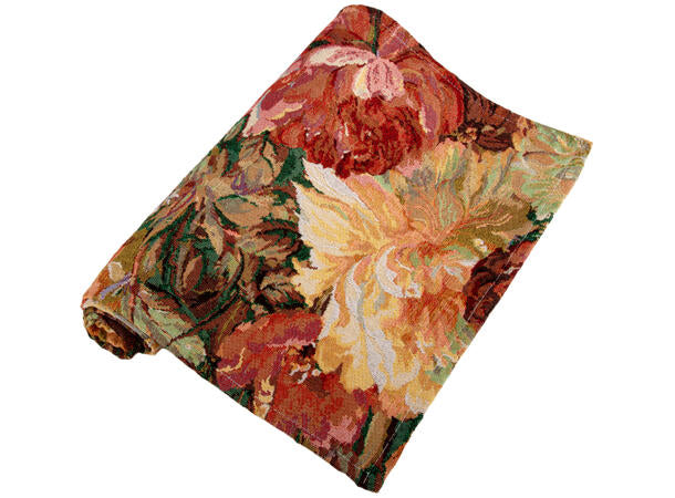 Runner Jacquard flower 33x100 cm