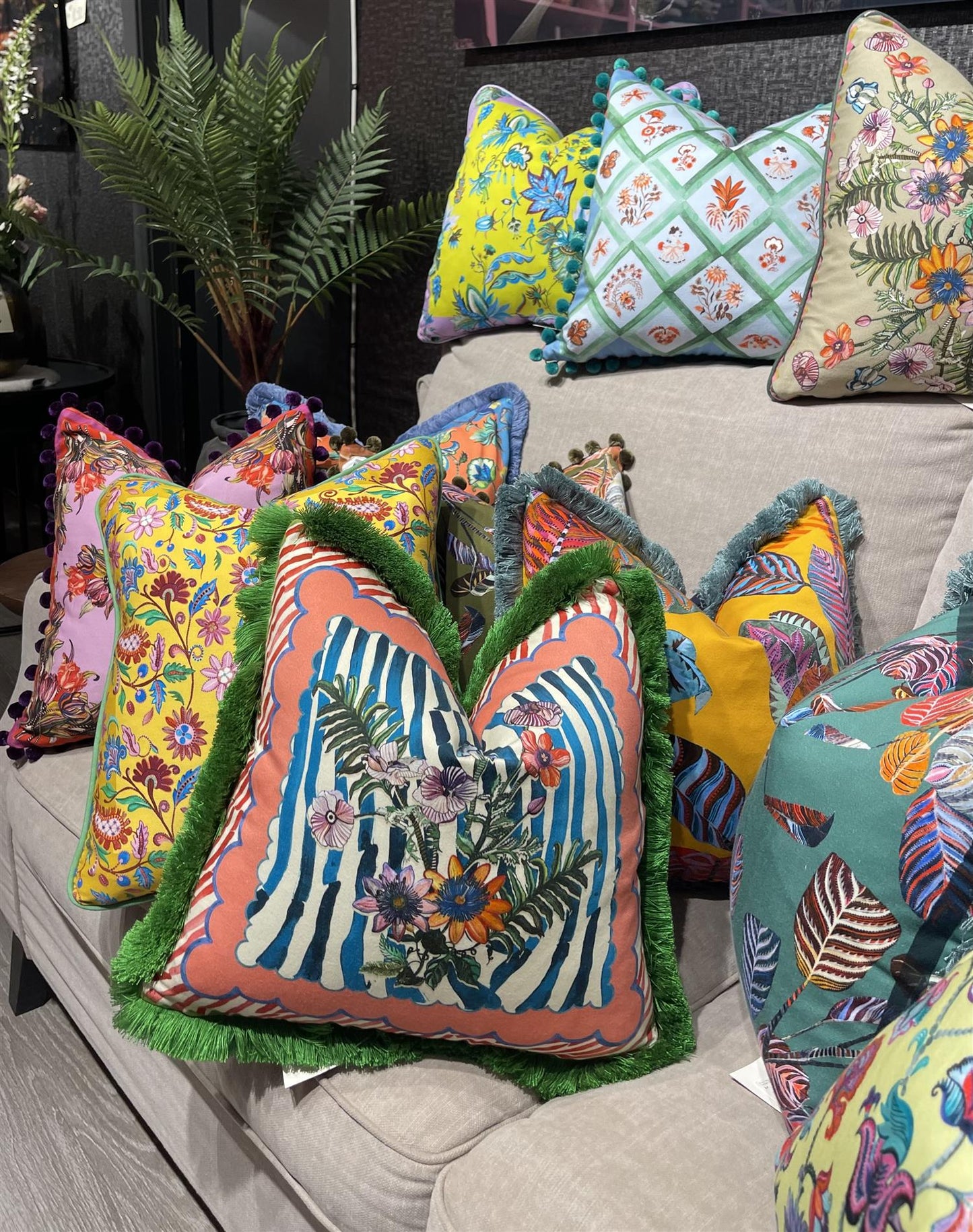 Putetrekk Chloris sunflower 45x45 cm