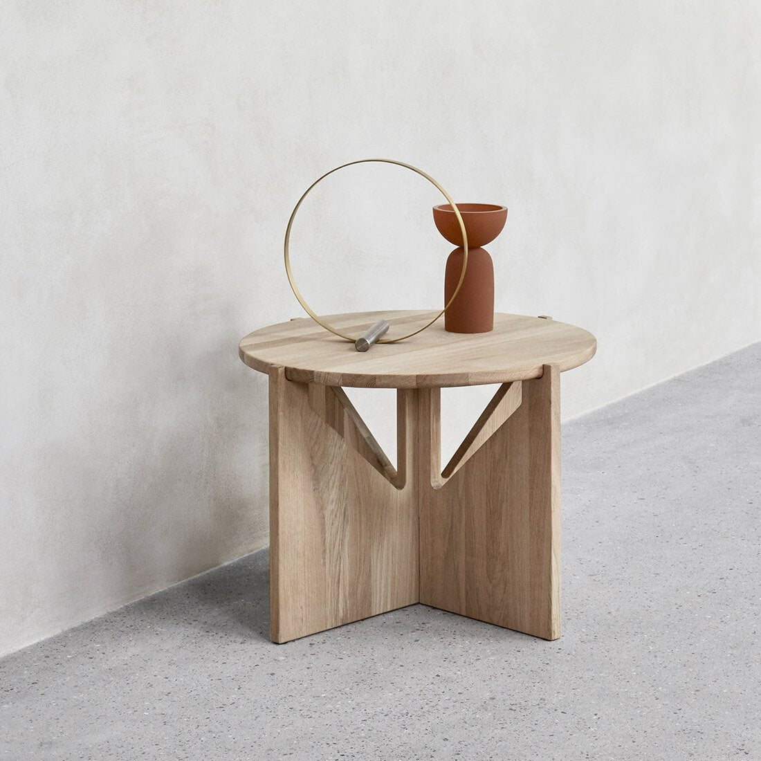 Kristina Dam Dual vase oker S