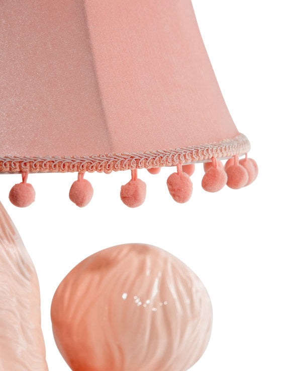Bordlampe rosa puddel 74 cm