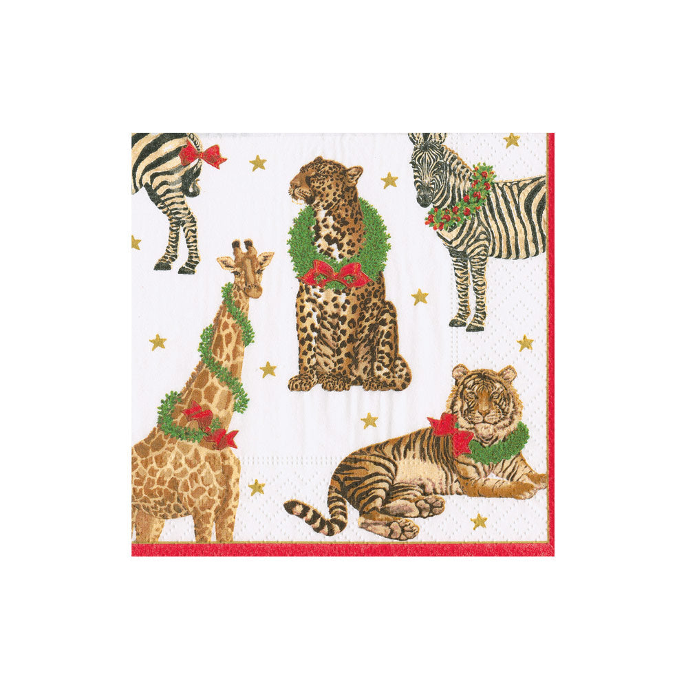 Napkin coffee Wild Christmas