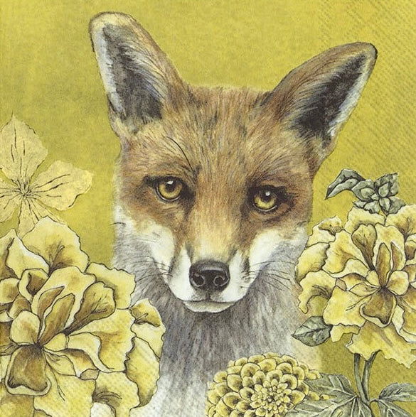 Napkin lunch fox tale
