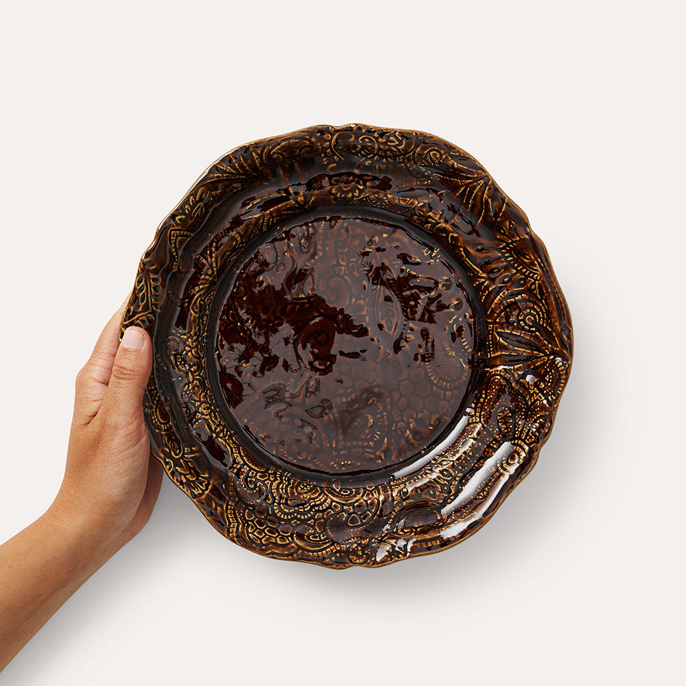 Tallerken 23 cm Coffee