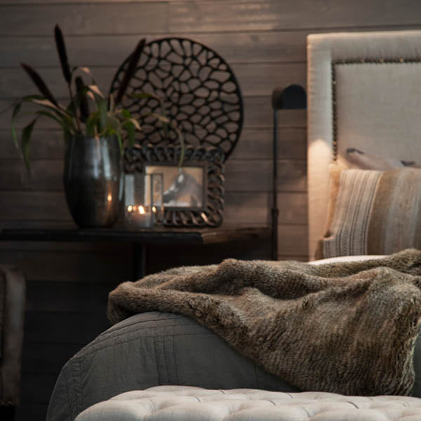 Dekorasjon Flavio svart 65 cm