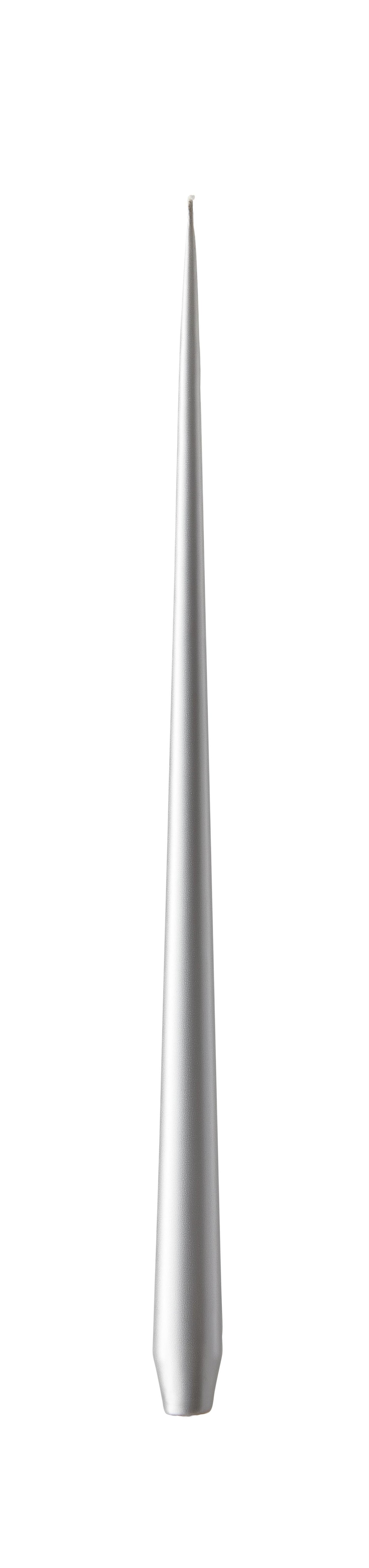 92 Silver Metallic kronelys matt 32 cm
