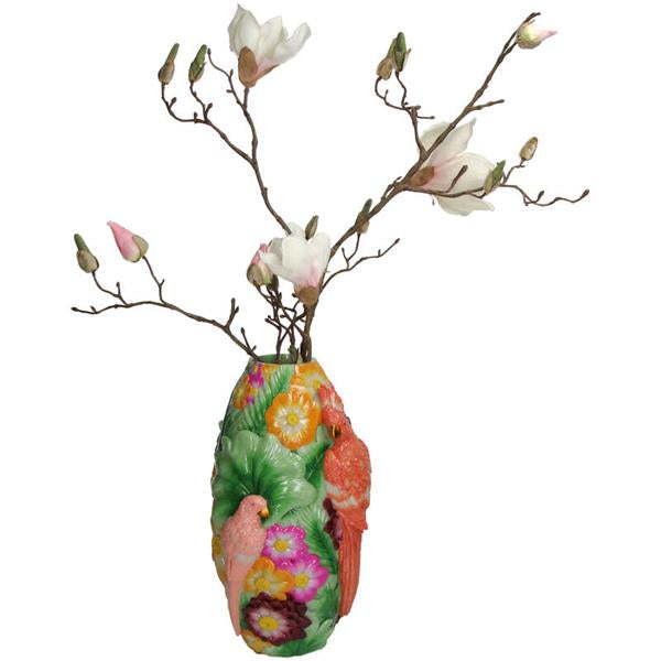 Vase papegøye farger 29 cm