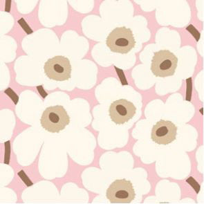 Napkin lunch Marimekko Mini Unikko Pink Sand
