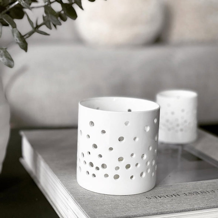 Tealight holder dots 7 cm