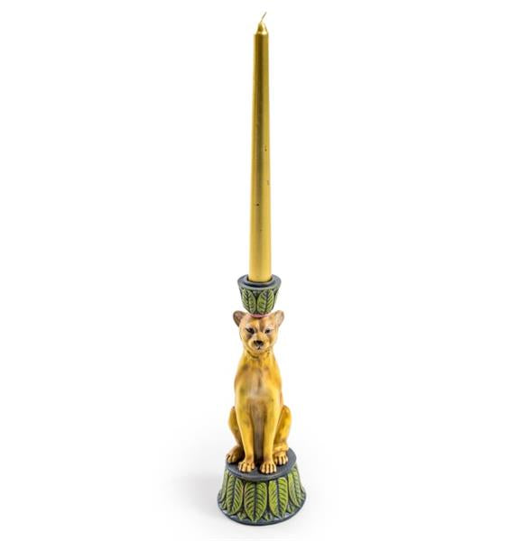 Leopard Candlestick 24 cm