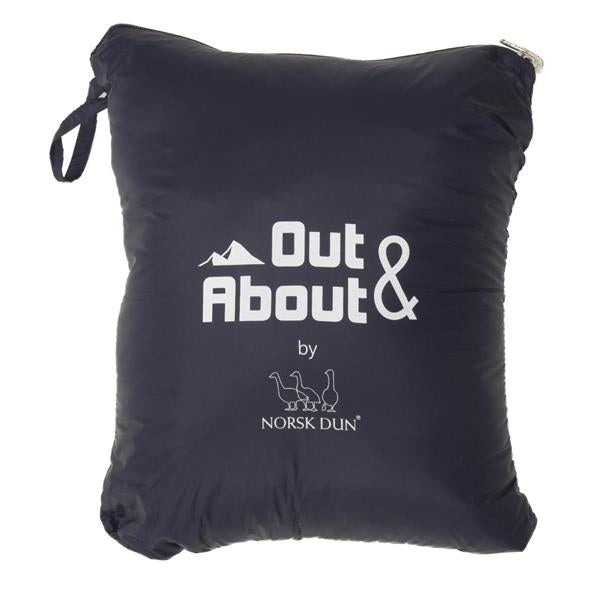 Down blanket Out&About dark blue 130x170 cm