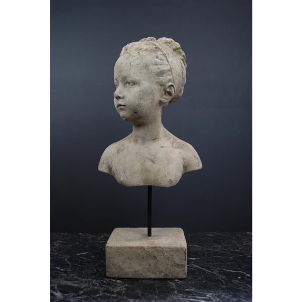 Dekor Diane Lady Bust Roman Stone 51 cm
