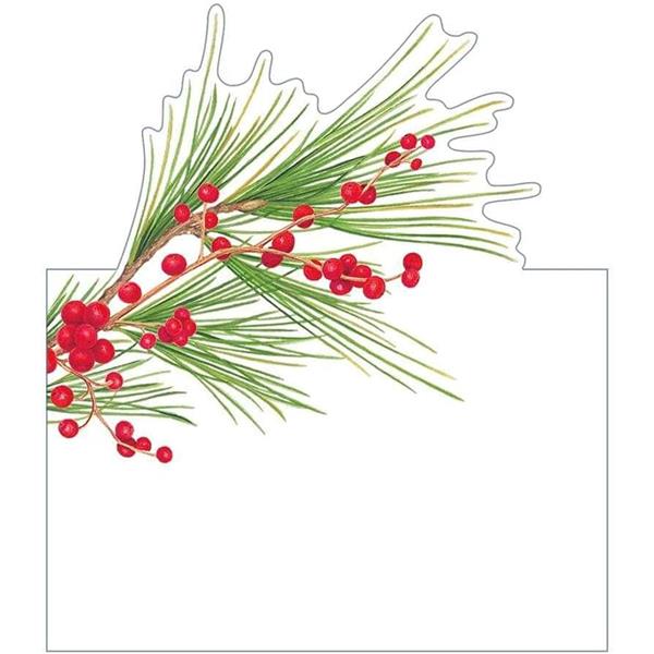 Bordkort Berries and Pine 8 stk