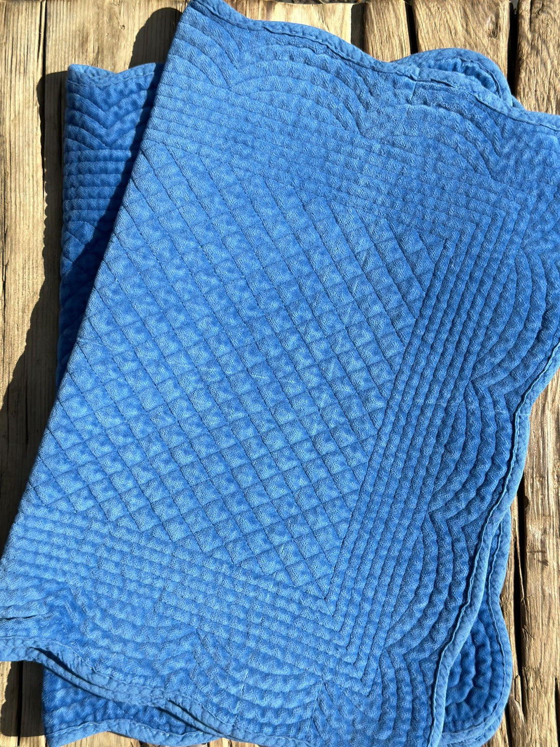 Spisebrikke velour French Blue