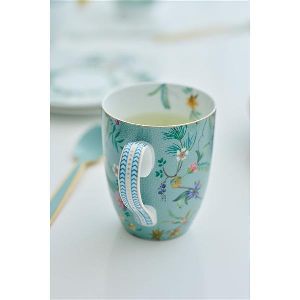 Jolie Flowers Blue Stort krus 350 ml