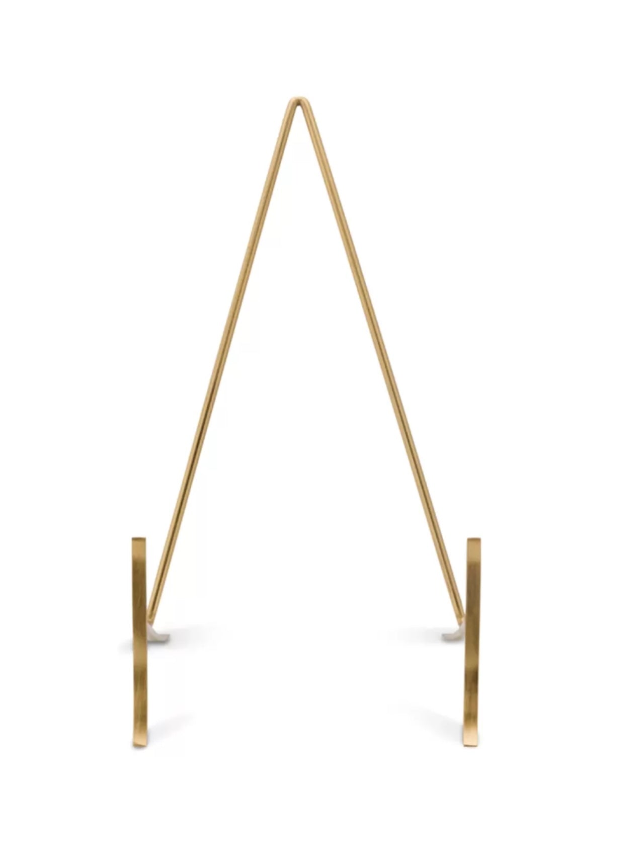 Tallerken stand liten gull 11x20 cm