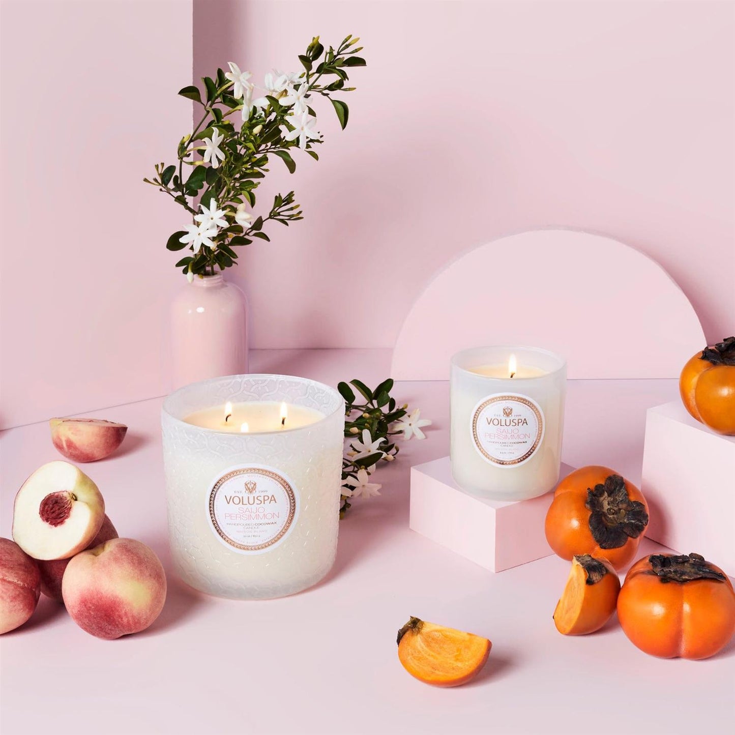 Saijo Persimmon Classic Boxed Candle 60 Timer