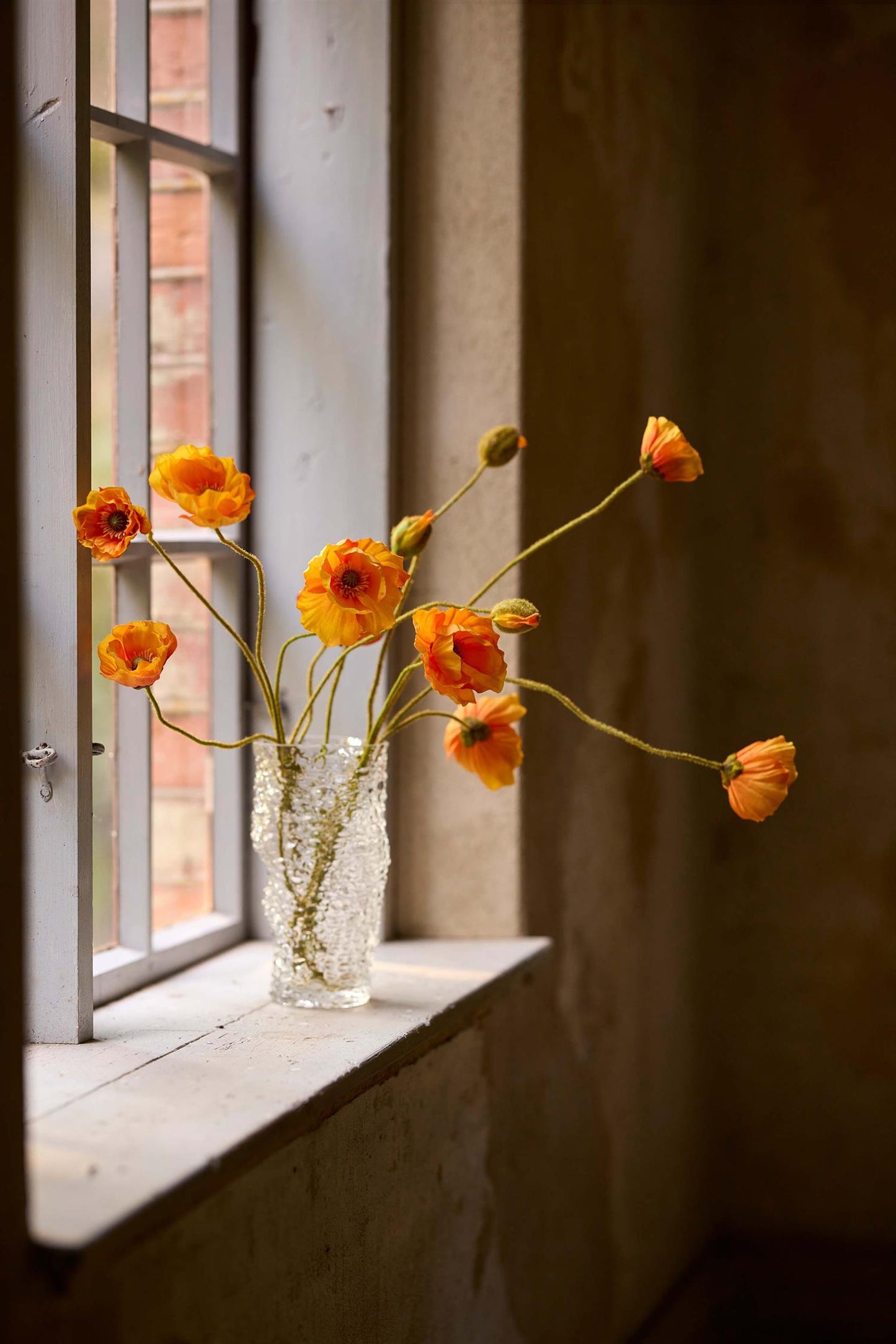 Poppy orange 75 cm
