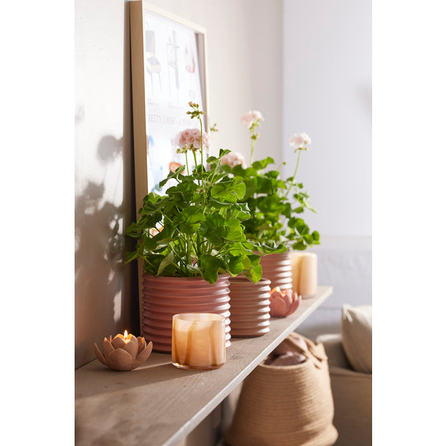 Lotus tealight holder 8 cm