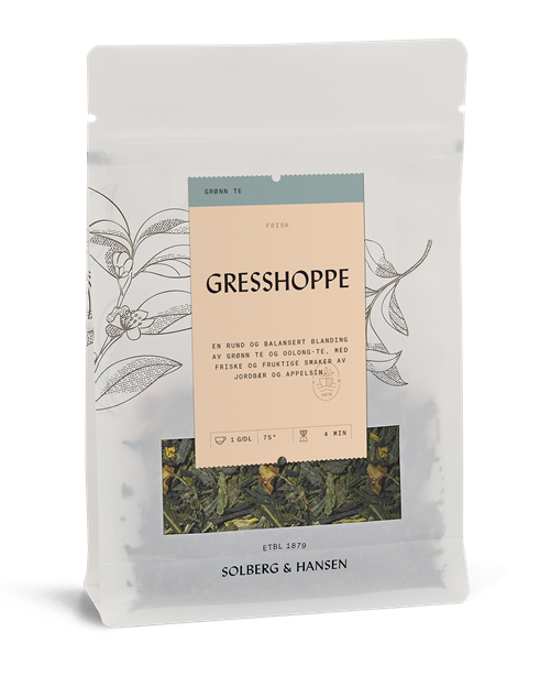 Grønn Gresshoppe te 100 gram