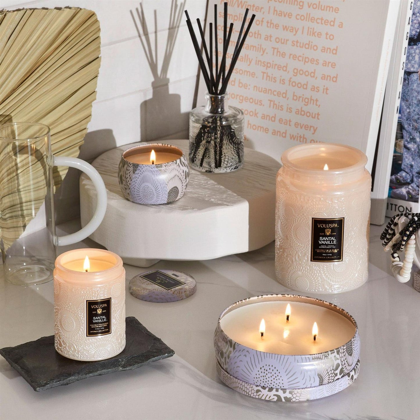 Santal Vanilla Mini Tin Candle 25 Hours