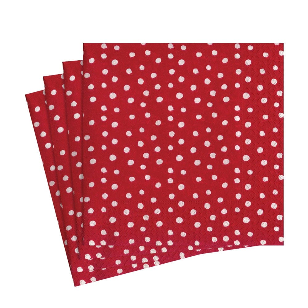 Serviett lunch Small Dots Red