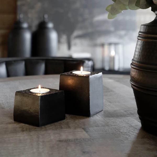 Telysholder antique bronze L