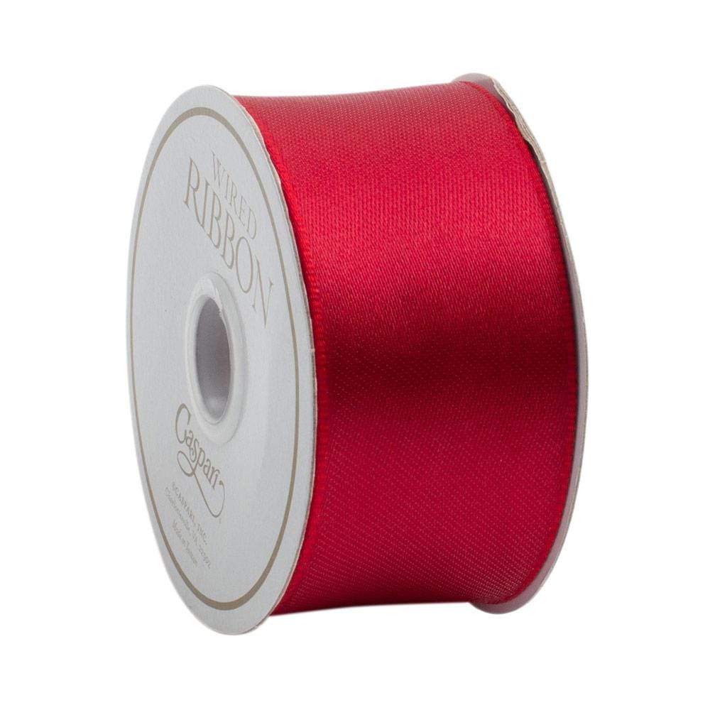 Ribbon Red/Dark red Satin 3;8 cm x 5,5 meter