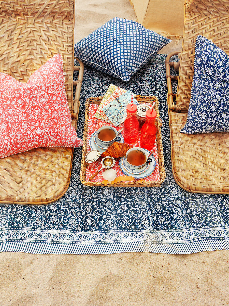 Tablecloth Margerita Navy Blue 150x230 cm