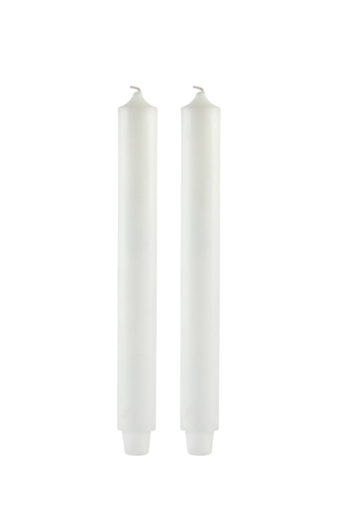 Herregårdslys hvit 29 cm