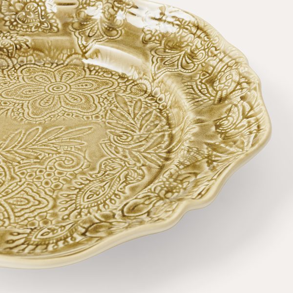 Serveringsfat rundt 34 cm Sand