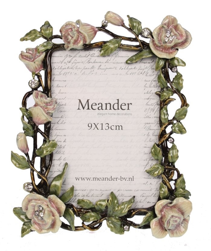 Bilderamme blomster 13x17 cm