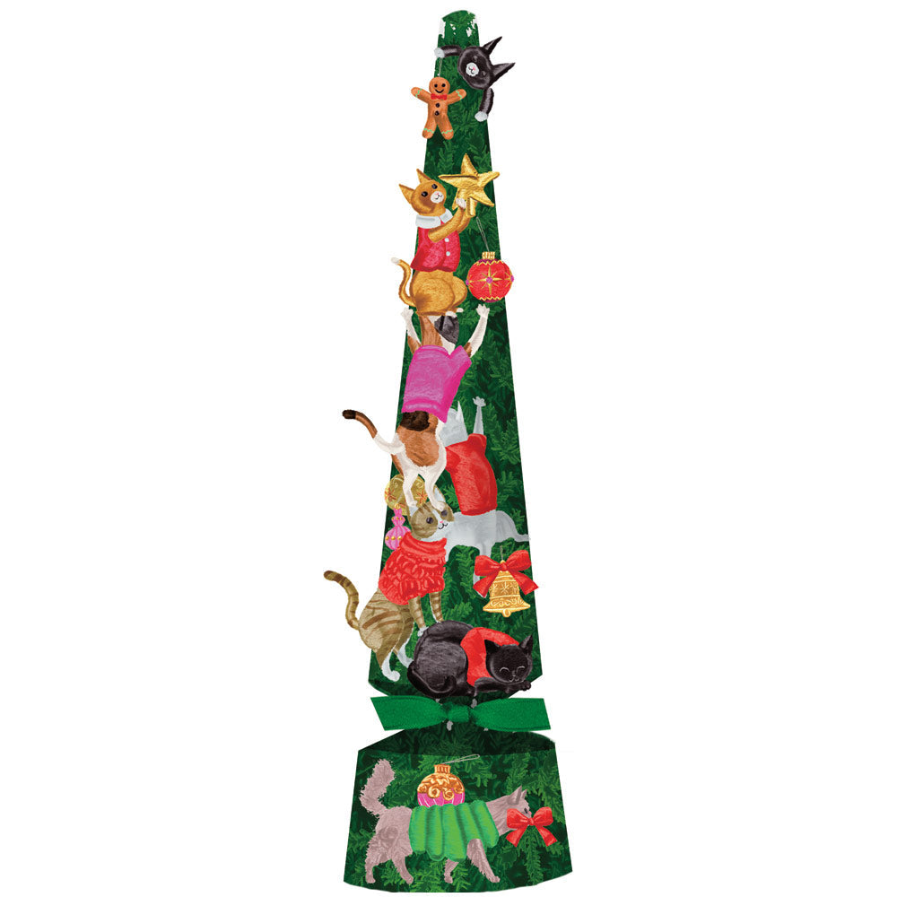 Cats Decorating Tree