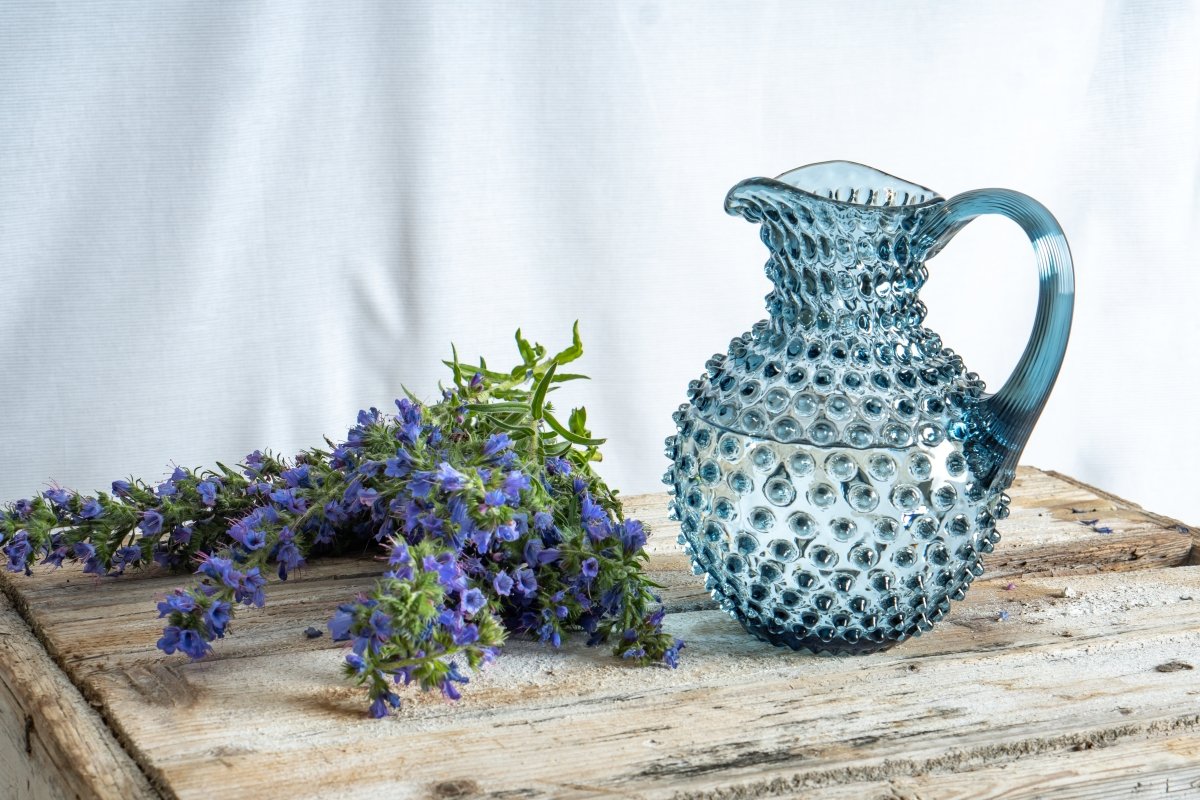 Hobnail Karaffel 2L Misty Blue