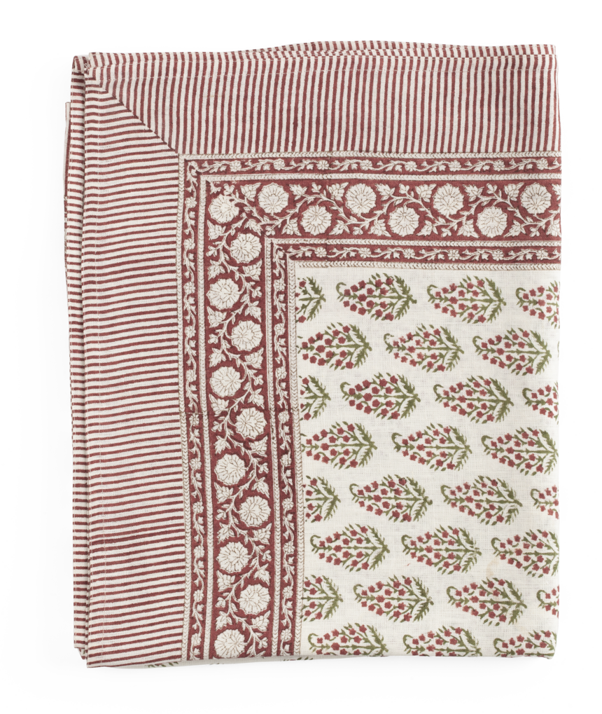 Tablecloth Persian Paisley Red 170x270 cm