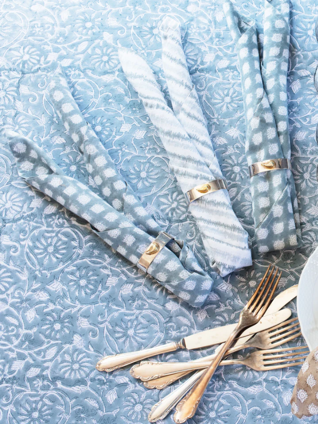 Duk Margerita Cashmere Blue 150x350 cm