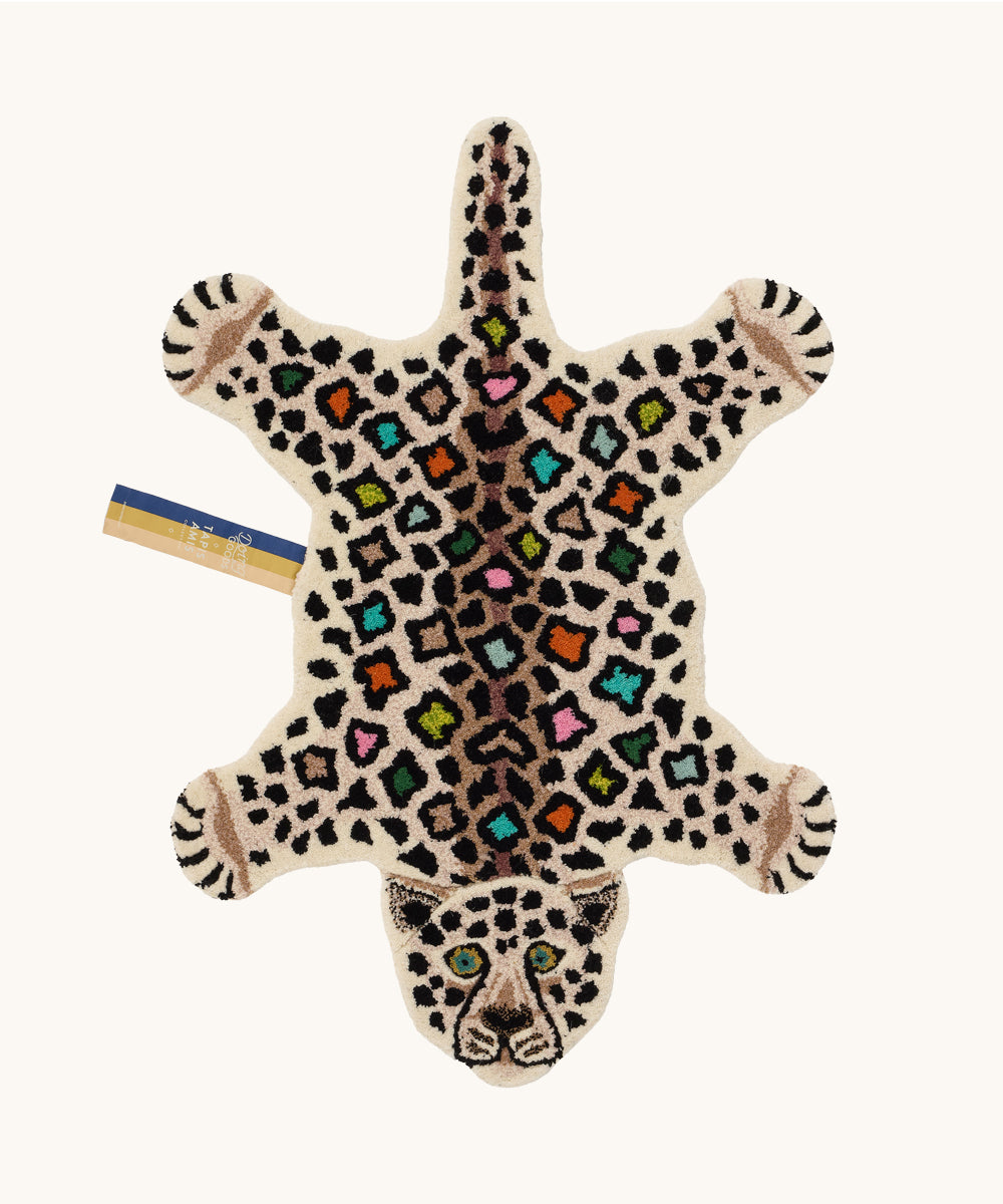 Disco Leopard Rug small