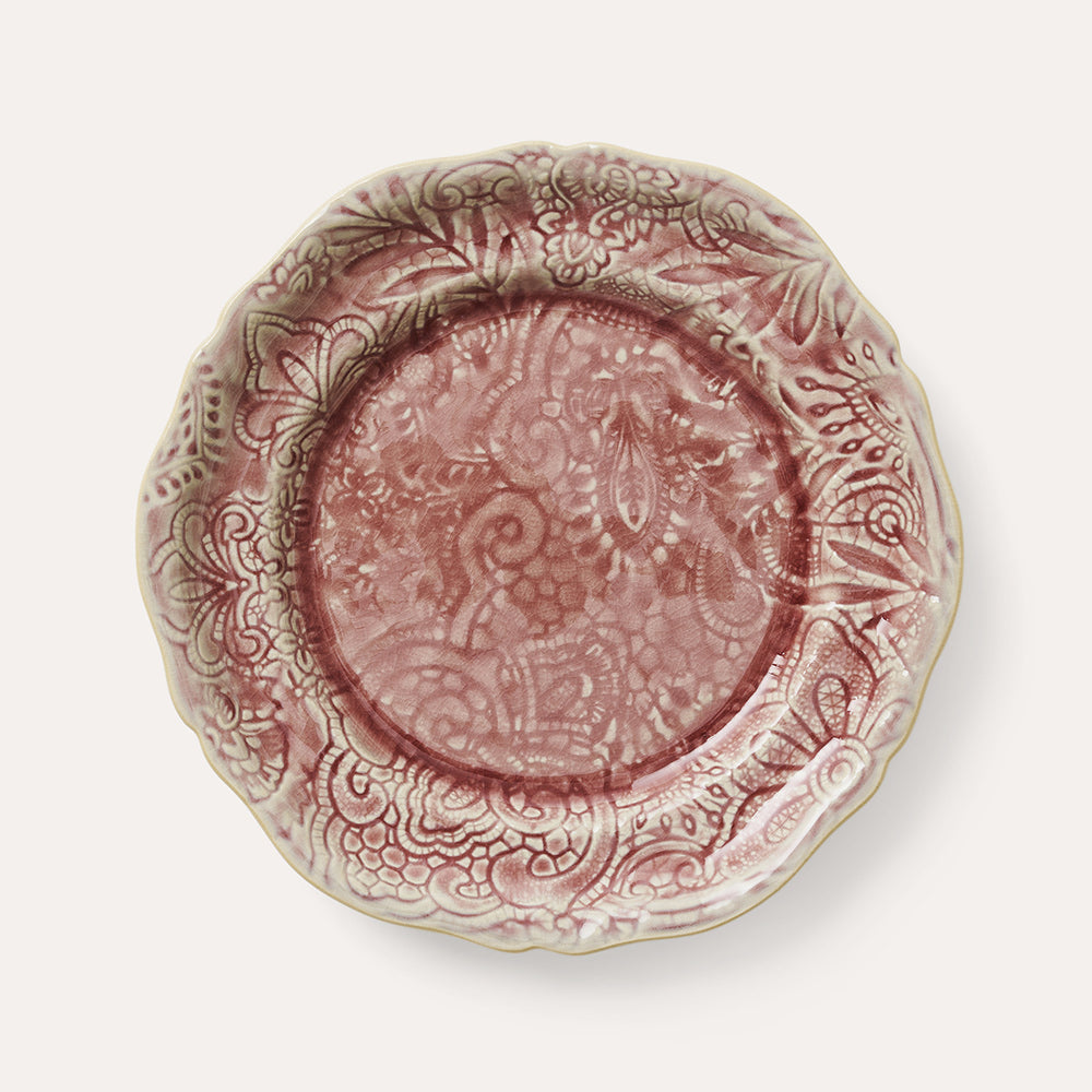 Tallerken 23 cm Old Rose