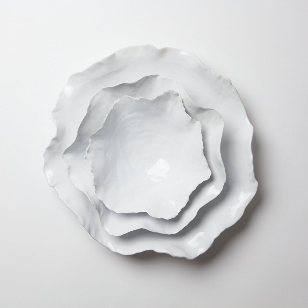 Claire bolle hvit medium 31 cm