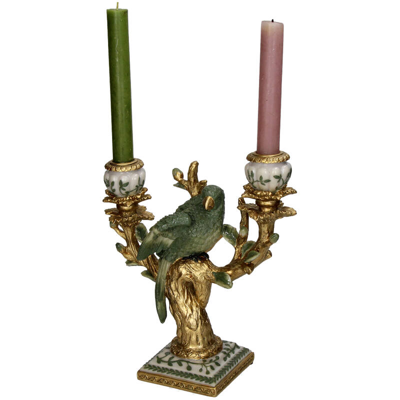 Candlestick Parrot green