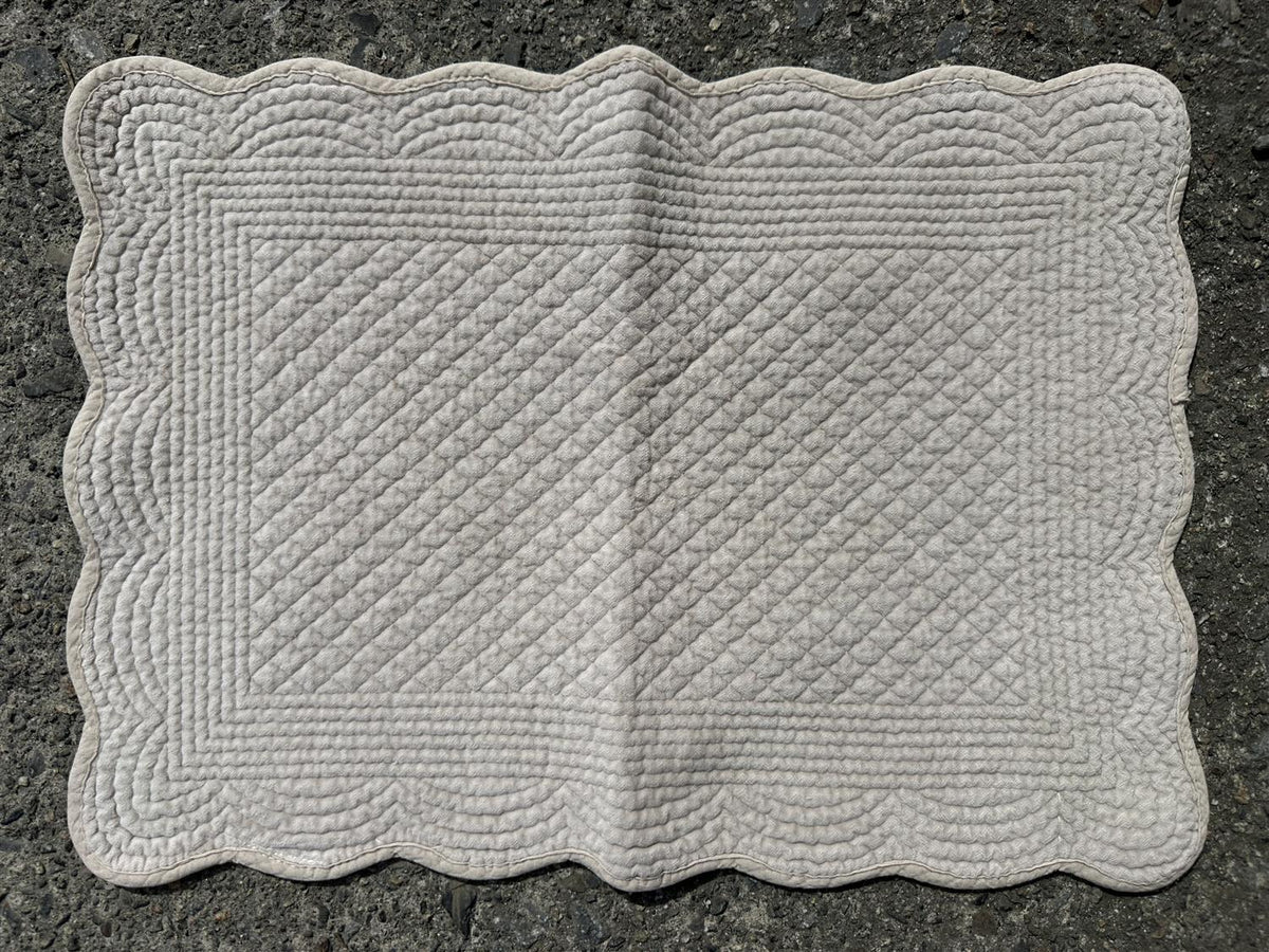 Placemat velour Grey Beige