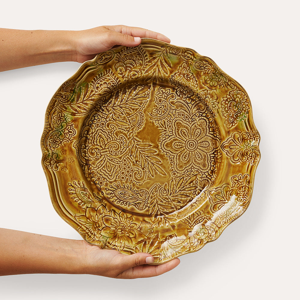 Serveringsfat rundt 34 cm Pineapple