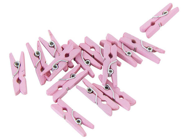Peg pink 24 pcs