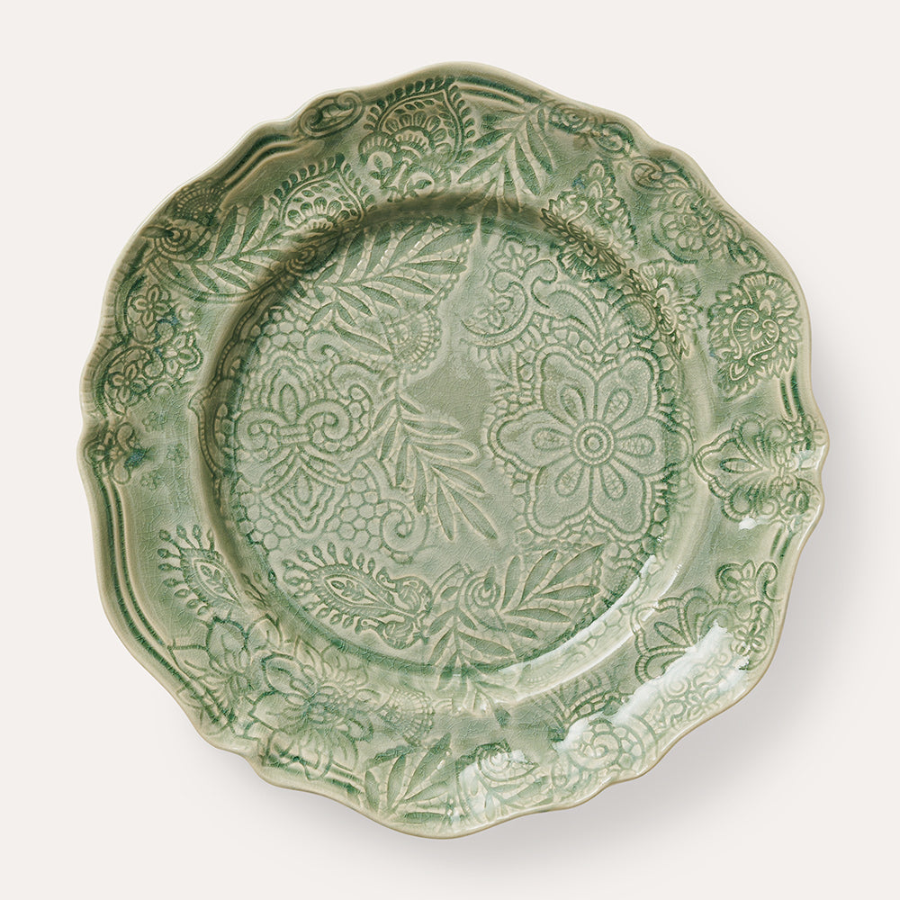 Serveringsfat rundt 34 cm Antique